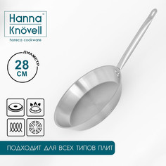 Сковорода Hanna Knovell, 28 x 5,5 см, стенки 0,6 мм, индукция, ручка 25 см