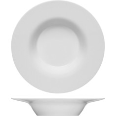 Тарелка Bauscher Пьюрити глубокая 240х240х45мм, фарфор, белый