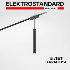 Трековый магнитный светильник Elektrostandard Flat Magnetic Alliet 85097/01 6W черный