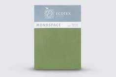 Простыня Ecotex Моноспейс, евро, 220x240, сатин-премиум, зеленый