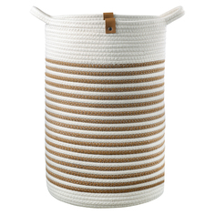Корзина для хранения Thea d30х46 см, бежевая/горчичная Bergenson Bjorn