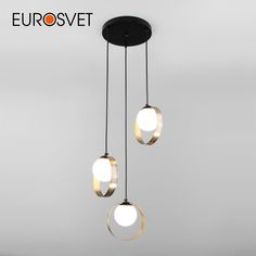 Подвесной светильник Eurosvet 50205/3 черный/бронза