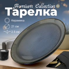 Тарелка Homium Collection D21см голубой