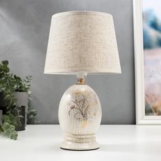 Лампа настольная 16403/1 E14 40Вт бежевый Risalux