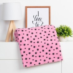 Плед Экономь и Я Звезды 150x130 , пл.160 г/м2, 100% п/э