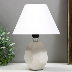 RISALUX Настольная лампа "Жаклин" E14 40Вт белый 18х18х24 см