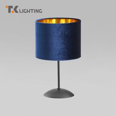 Настольная лампа с абажуром TK Lighting 5278 Tercino синий