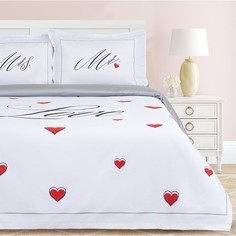 Постельное белье ЭТЕЛЬ Mr&Mrs, евро, 4695914