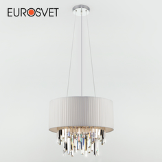 Умная подвесная люстра Eurosvet Amantea 10122/6 белый/прозрачный E14 Minimir Home