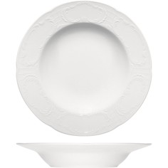 Тарелка Bauscher Моцарт глубокая 350мл, 230х230х90мм, фарфор, белый