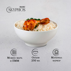 Пиала Добрушский фарфоровый завод, Белье, 250 мл, цвет белый No Brand