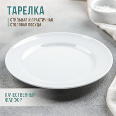 Тарелка мелкая «Идиллия», d=17 см Добрушский фарфоровый завод