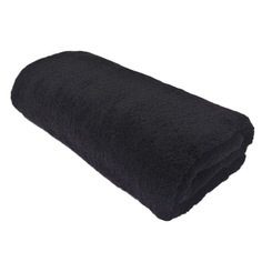Махровое полотенце Моно м4013_26 XL 100x150 черный Bravo
