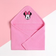 Полотенце уголок махровое «Минни Маус», 75 х 75 см, 100% хлопок Disney