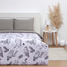 Покрывало LoveLife евро макси Owls 240х210 микрофайбер