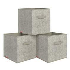 Коробки стеллажные для хранения вещей Valiant MM-BOX-3K 3 шт 31х31х31 см