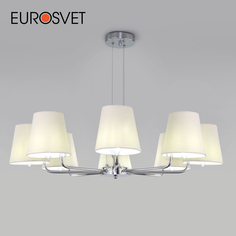 Подвесная люстра на восемь рожков Eurosvet Amaretto 60155/8 хром E14