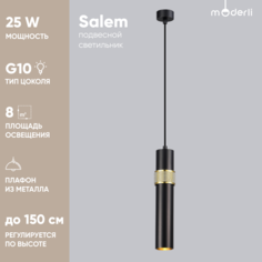 Светильник подвесной Moderli V10525-PL Salem