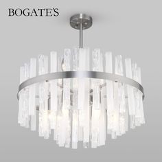 Умная потолочная люстра Bogates 367/9 Smart Hollis никель E14 Minimir Home