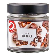 Свеча ароматическая в банке АШАН Красная птица Шоколад