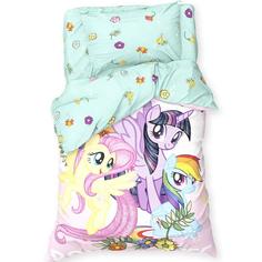 Hasbro Постельное бельё 1,5 сп «Pony team» My Little Pony 143x215 см, 150x214 см, 50x70 см