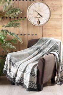 Плед покрывало на диван и кровать евро 200x220 Lily хлопок Arya Home
