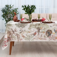 Набор столовый "Этель" Forest landscape скатерть 148x218+/-2см с ГМВО, салф.40х40 см - 12