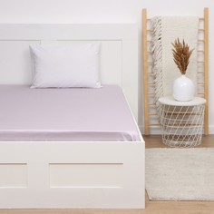 Простыня Этель Lilac field, 220х215 см, мако-сатин, 114г/м2, 100 хлопок