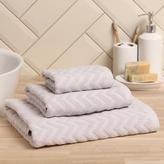 Полотенце LoveLife Cotton ARMENIA Zig-Zag 50х90 розовый махровое