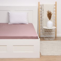 Простыня Этель Twilight Mauve 220х215, 100 хлопок, мако-сатин, 114г/м2