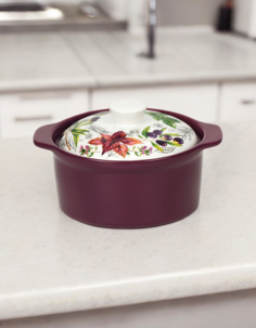 Кастрюля с крышкой, керамическая, 1,6 л Alat Home