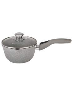 Ковш кухонный Kukmara Мрамор с крышкой, со съемной ручкой, 1,5 л