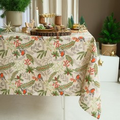 Скатерть Доляна Bullfinch 149х220 , 100% хл, рогожка 164 г/м2