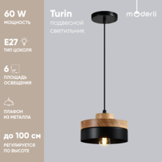 Светильник подвесной Moderli Turin V10478-1P