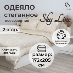 Одеяло SELENA Sky line Овечья шерсть всесезонное 2 сп 172х205 см