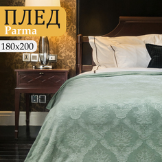 Плед Cleo Parma пушистый велсофт голубой 2-спальный 180х200