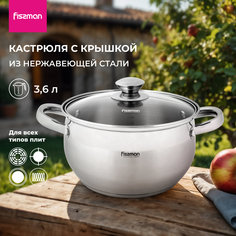 Кастрюля FISSMAN Prime из нержавеющей стали 3,6 л 5513