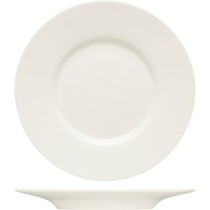 Тарелка Bauscher Пьюрити мелкая 170х170х20мм, фарфор, белый
