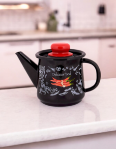 Чайник для плиты Appetite Chilli эмалированный, 1 л