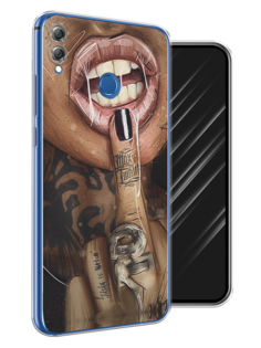 Чехол Awog на Honor 8X "Девушка с татуировками"