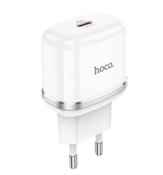 Сетевое зарядное устройство Hoco (N24) Vicnarious 3.0 PD 20W Type-C (белый) No Brand