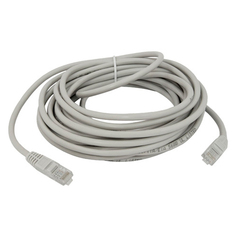 Патч-корд NoBrand RJ45 - RJ45 вилка-вилка 7.5м серый