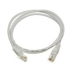Патч-корд Lanmaster RJ45 - RJ45 вилка-вилка 1м (TWT-45-45-1.0-GY) серый