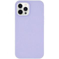 Чехол для iPhone 12 Pro Max Silicone темно-фиолетовый No Brand