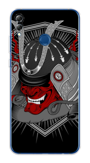 Чехол на Honor 8X / Хонор 8Х "Красная маска самурая" Case Place