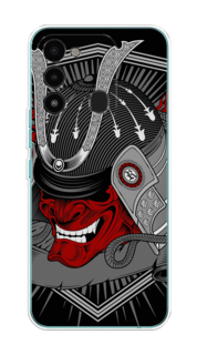 Чехол на Tecno Spark Go 2022/8С/9 "Красная маска самурая" Case Place