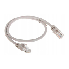 Патч-корд NoBrand RJ45 - RJ45 вилка-вилка 1.5м серый