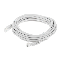 Патч-корд Lanmaster RJ45 - RJ45 вилка-вилка 5м (TWT-45-45-5.0-GY) серый