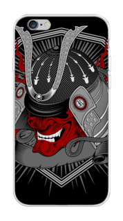 Чехол на Apple iPhone 6/6S "Красная маска самурая" Case Place