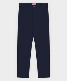 Брюки классические синие Button Blue (158)
